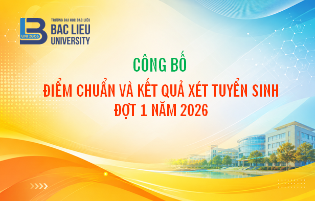 Thông báo công bố điểm chuẩn trúng tuyển các ngành đào tạo trình độ đại học và ngành Giáo dục Mầm non trình độ cao đẳng đợt 1 năm 2026